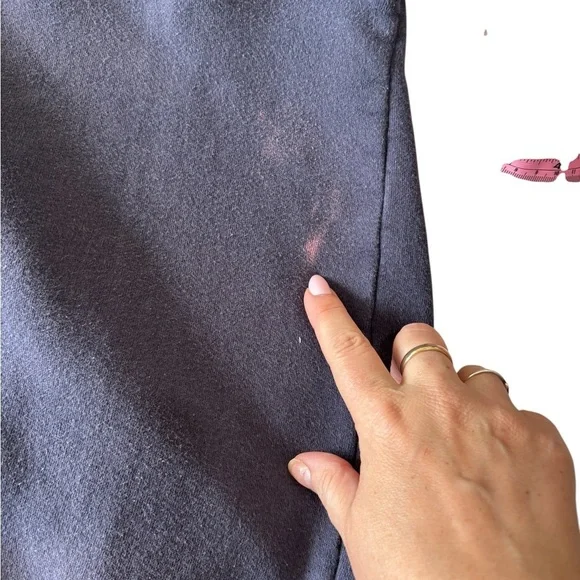 WVU Mountaineers Hoodie Mens L E5 Sportswear Blue Yellow Appliqué Flaws - Picture 9 of 9